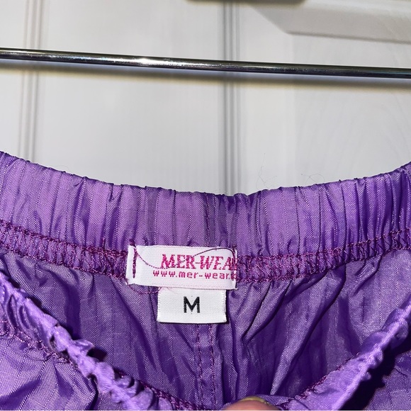 Purple Trash Bag Pants - Picture 2 of 2